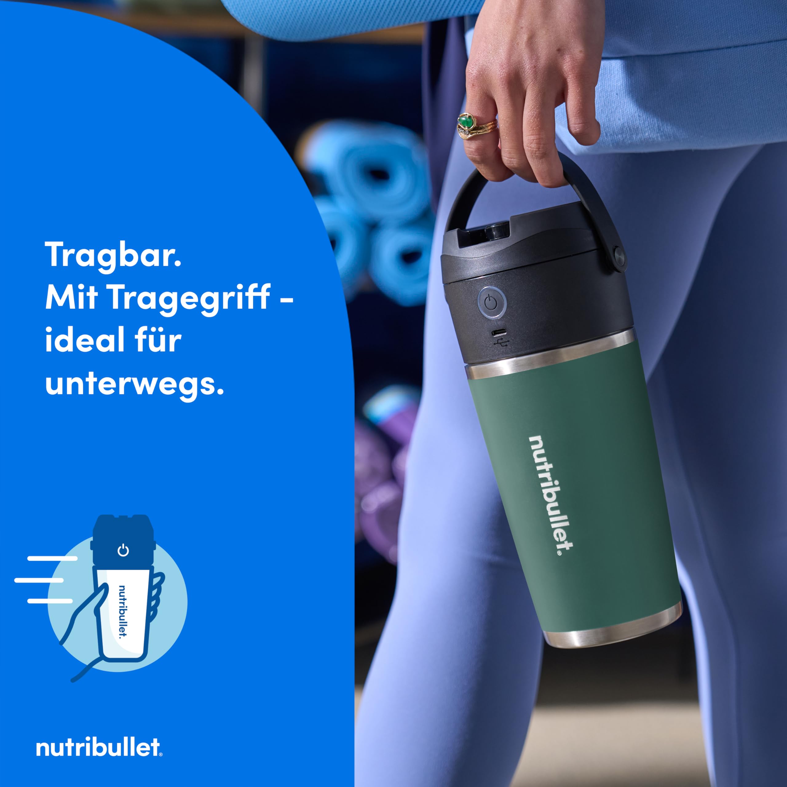 nutribullet-flip-nbp016euc-tragbarer-mixer-to-go-590-ml-edelstahl-usb-c-eucalypt image 5