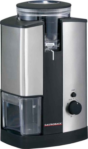 gastroback-design-kaffeem-hle-advanced-kegelmahlwerk-silber-schwarz image 3