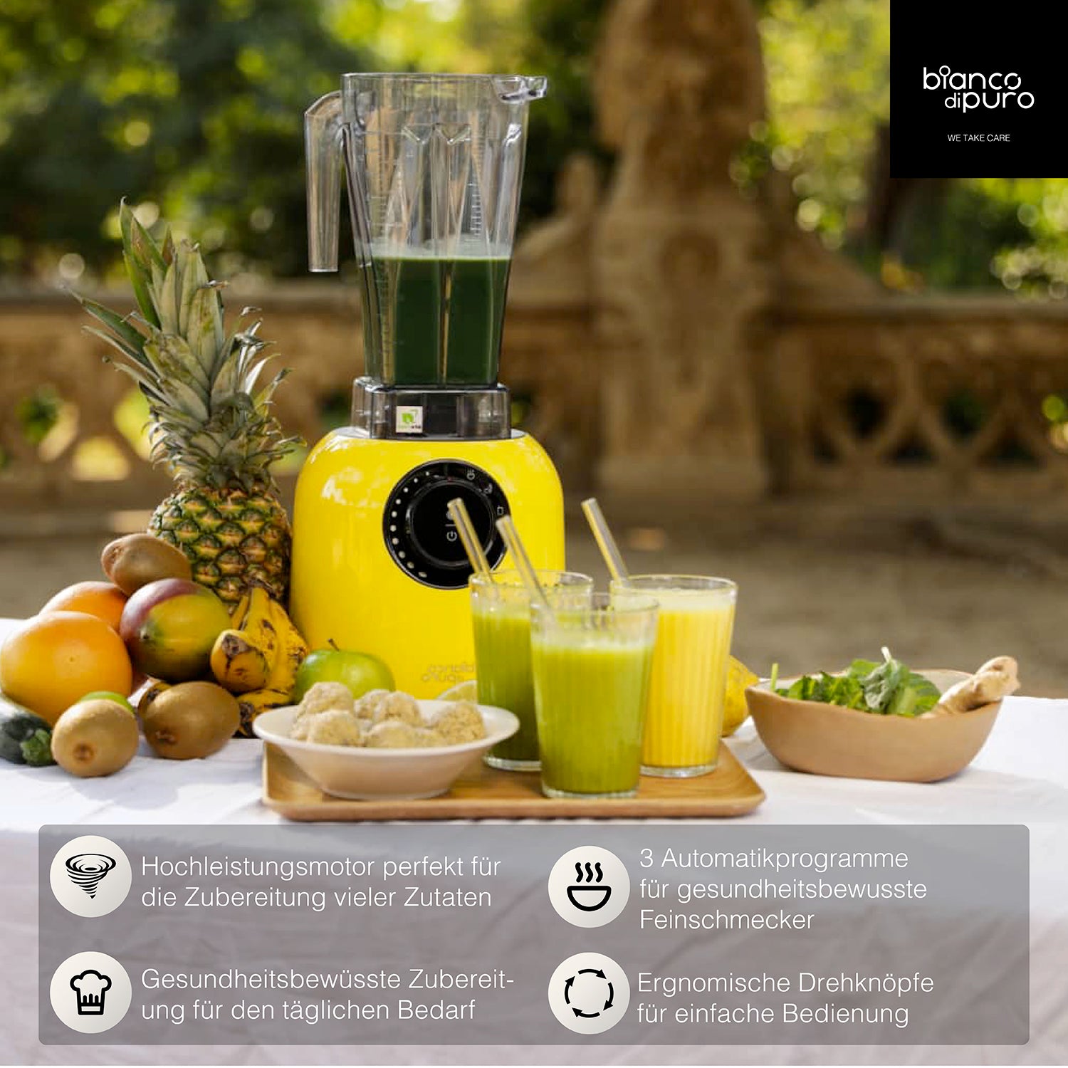 bianco-di-puro-verde-hochleistungsmixer-2-liter image 2