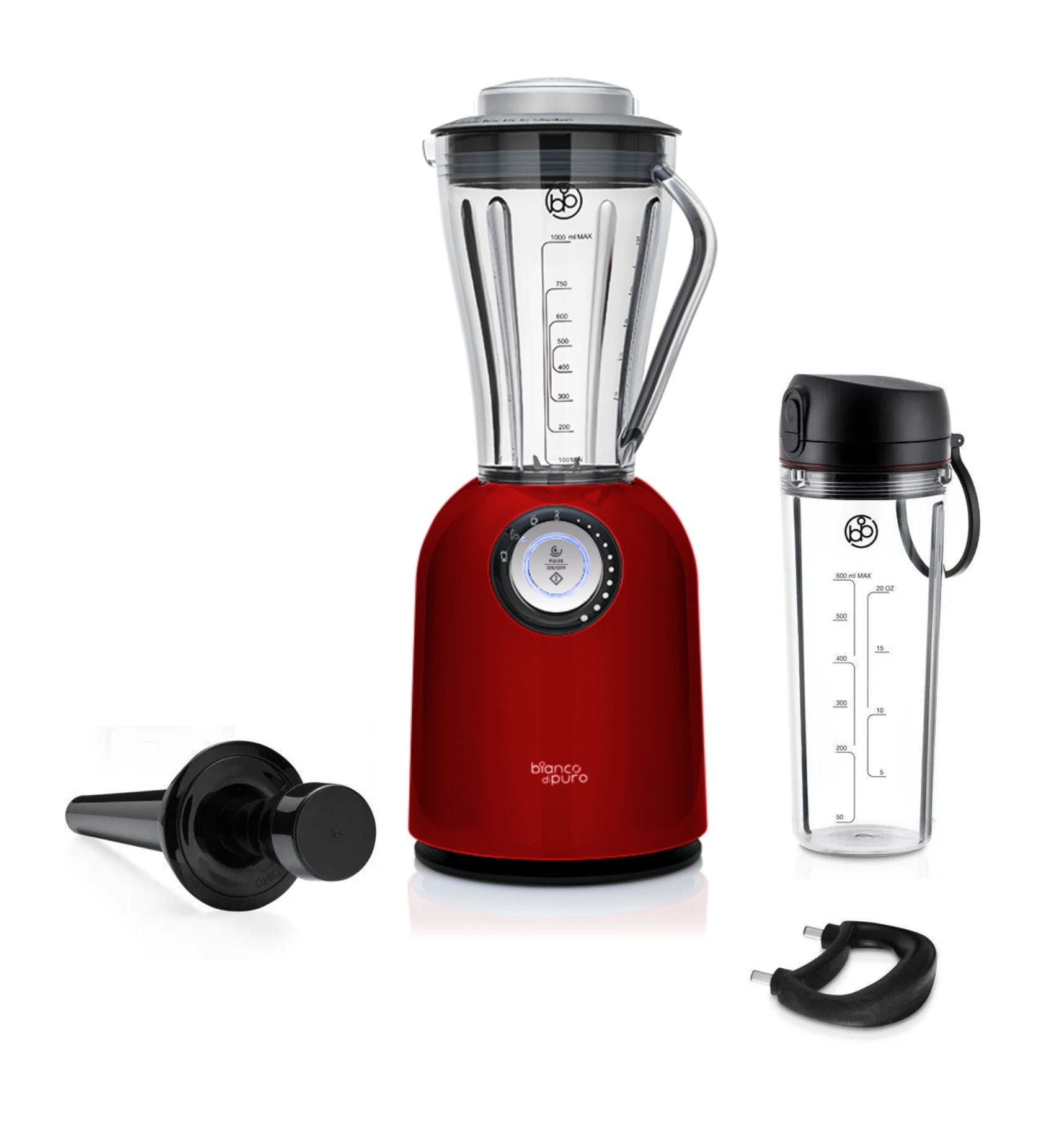 bianco-di-puro-attivo-standmixer-hochleistungsmixer-mit-1-liter-beh-lter-und-to- image 1