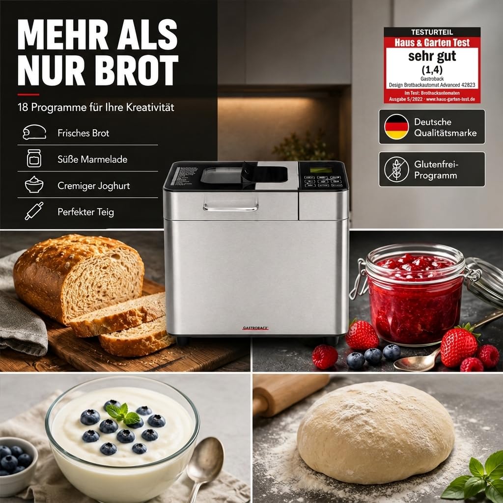 gastroback-brotbackautomat-advance-edelstahl-mit-18-programmen image 5