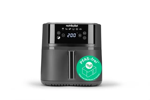 nutribullet-crisplite-nba0611dg-hei-luftfritteuse-6l-1700w-mattschwarz image 1