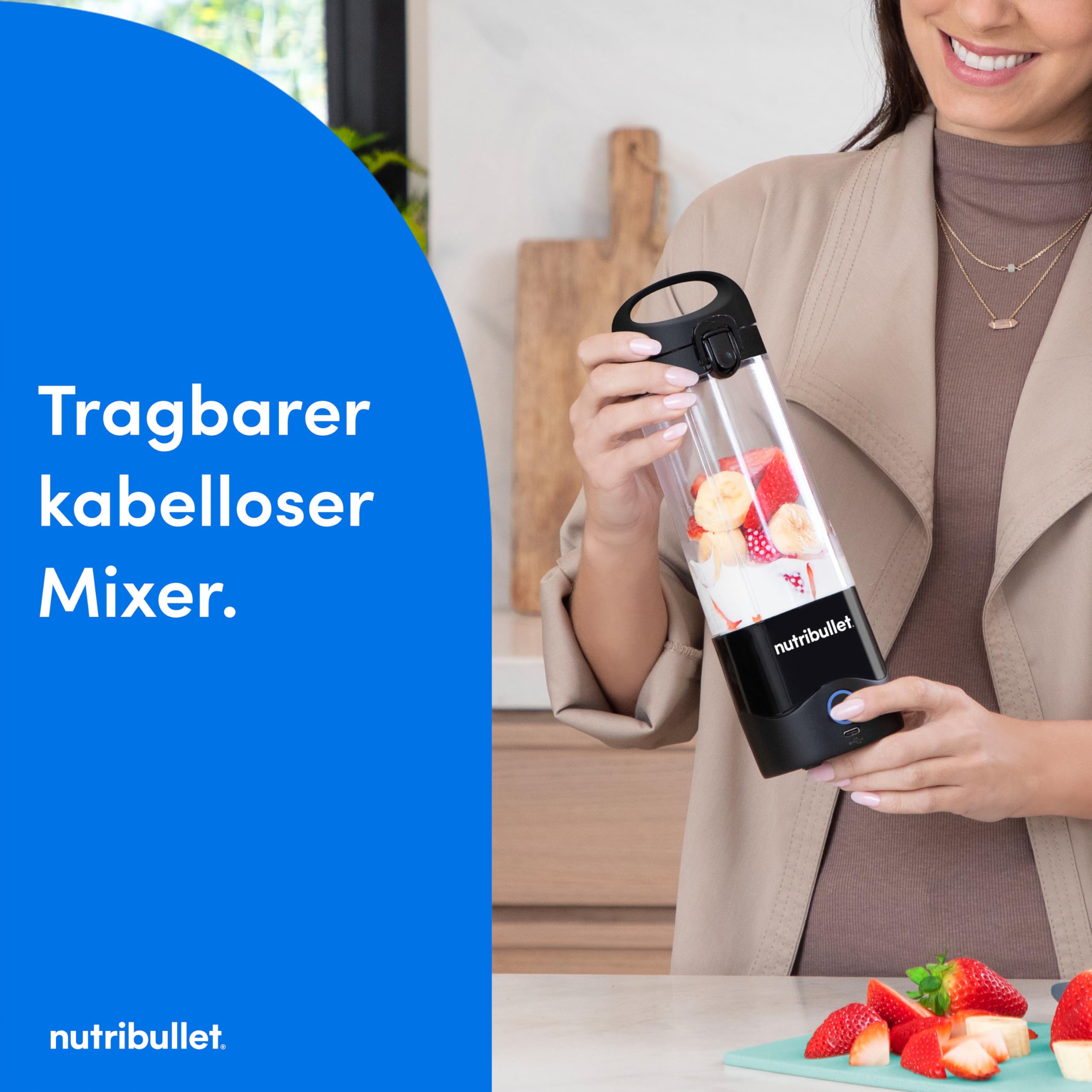 nutribullet-portable-nbp003b-mixer-to-go-475-ml-schwarz-kabellos image 2