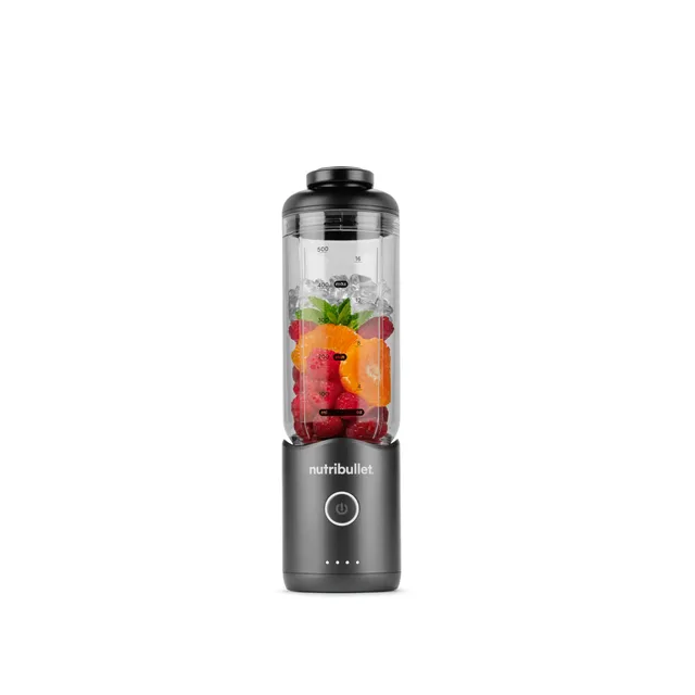 nutribullet-flex-nbp013gm-tragbarer-smoothie-mixer-590-ml-usb-c-stahlgrau image 1