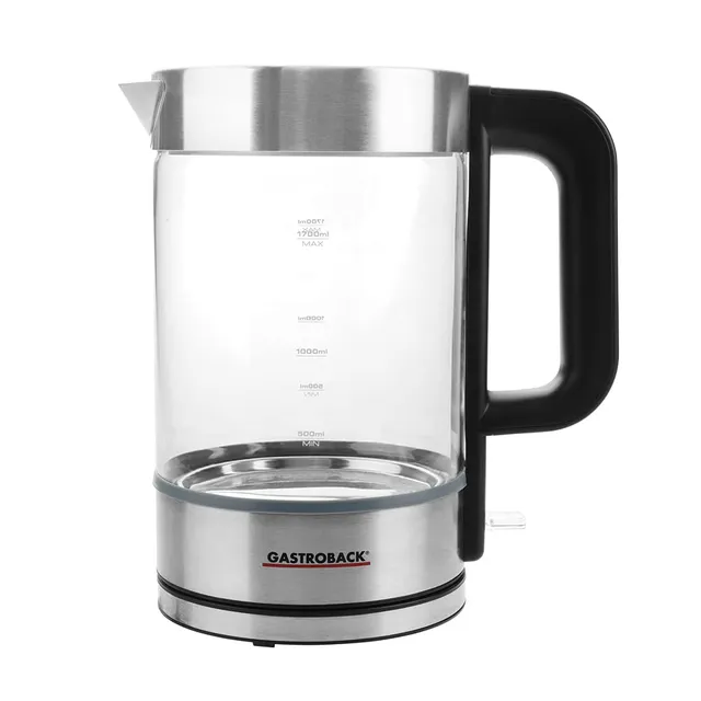 gastroback-42442-design-glaswasserkocher-basic-1-7-liter-3-000-watt image 1