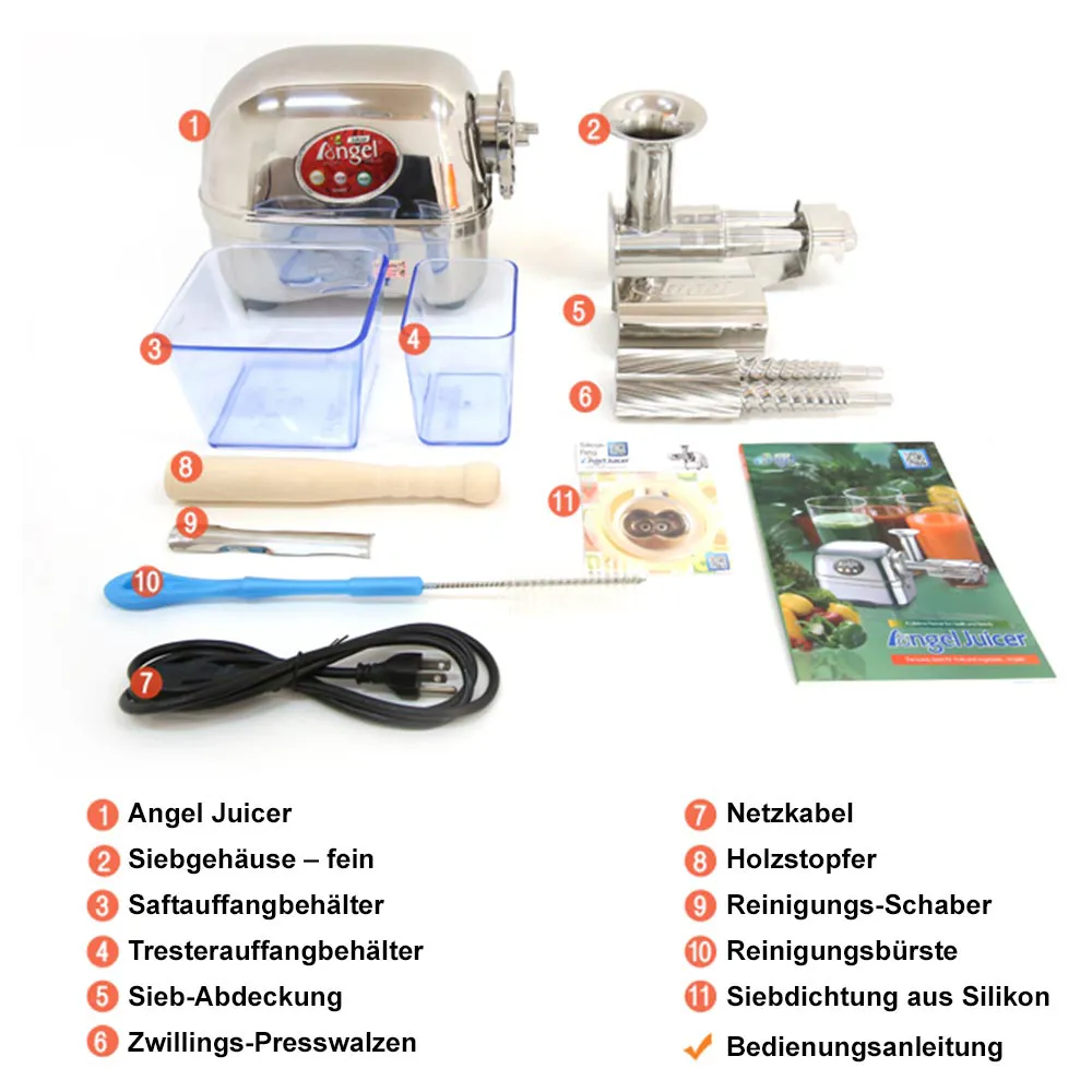 angel-juicer-5500-entsafter-aus-edelstahl-mit-zwillingspresswalzen image 5