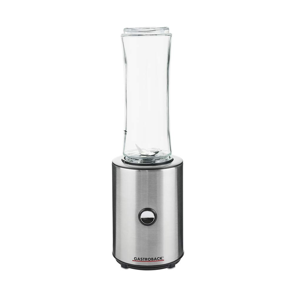 gastroback-design-smoothie-maker-mix-go-smoothie-mixer-silber-schwarz image 1