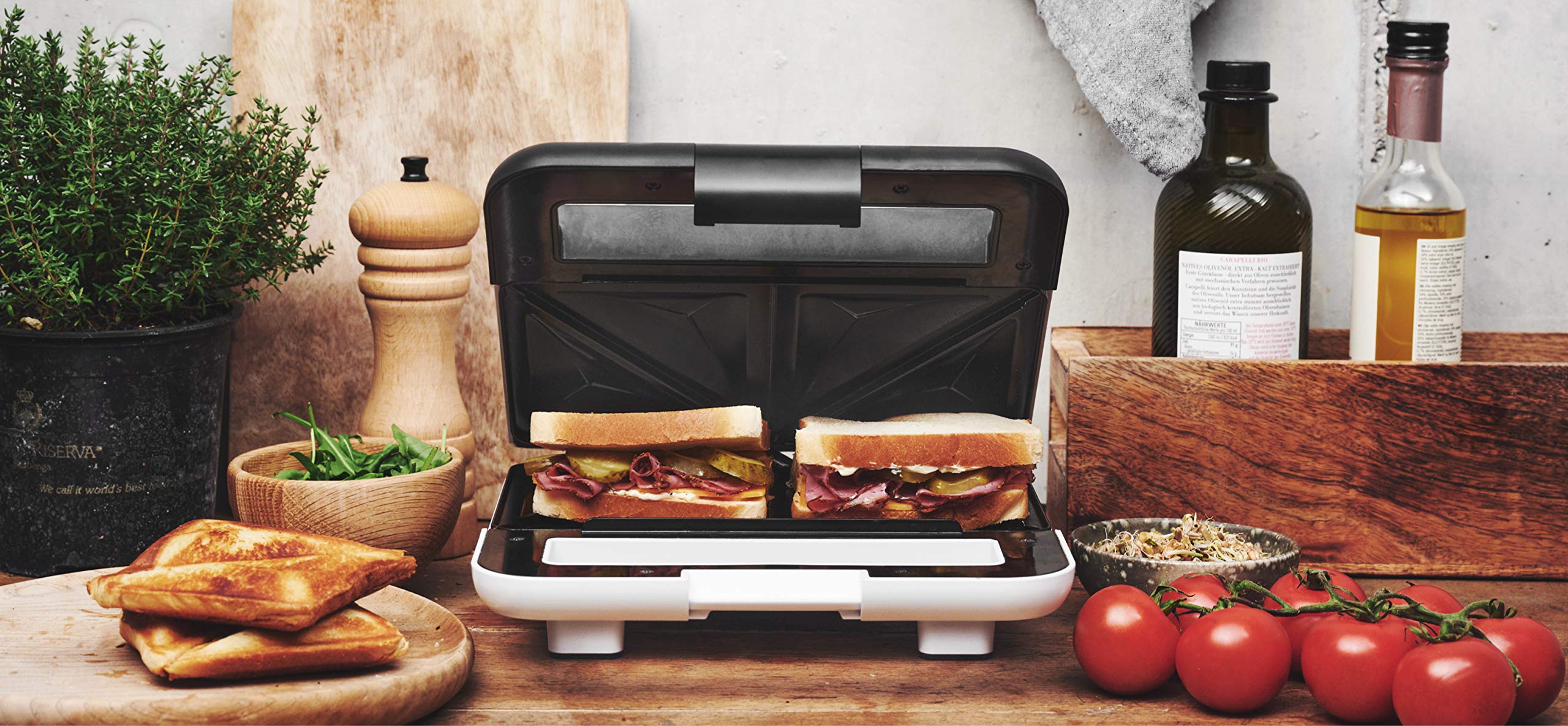 gastroback-42443-design-sandwichmaker-750-watt-wei-schwarz image 5