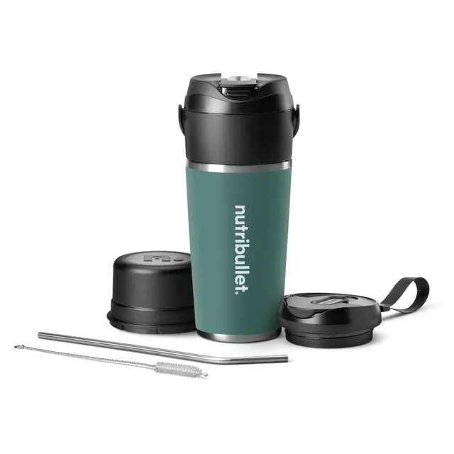 nutribullet-flip-nbp016euc-tragbarer-mixer-to-go-590-ml-edelstahl-usb-c-eucalypt image 1