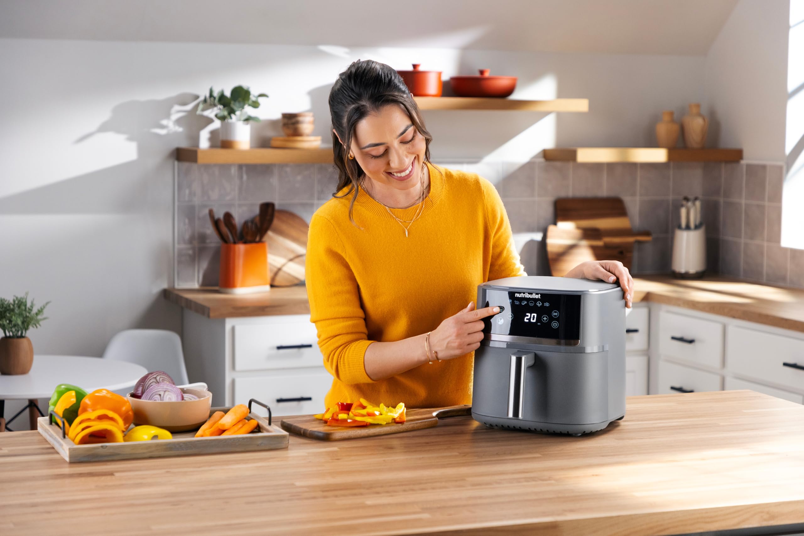 nutribullet-crisplite-nba0611dg-hei-luftfritteuse-6l-1700w-mattschwarz image 5