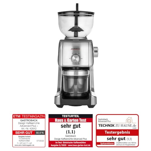 gastroback-design-kaffeem-hle-advanced-plus-mit-kegelmahlwerk image 2