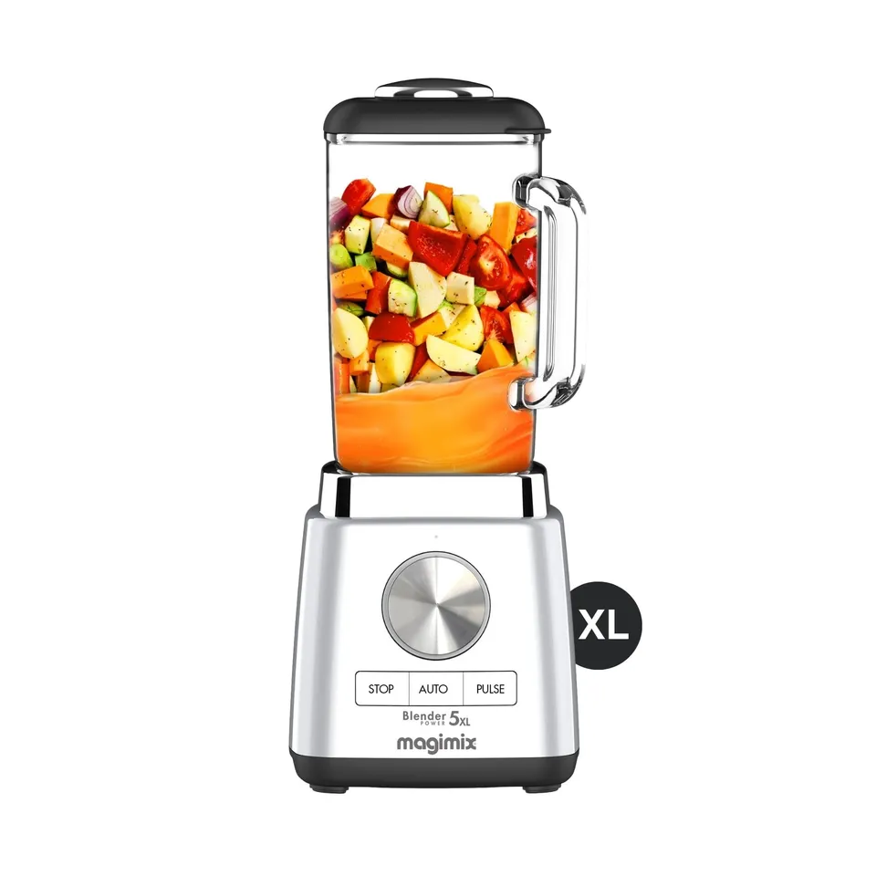 magimix-power-5-xl-standmixer-2-8-l-borosilikat-chrom-matt-1500-w image 1