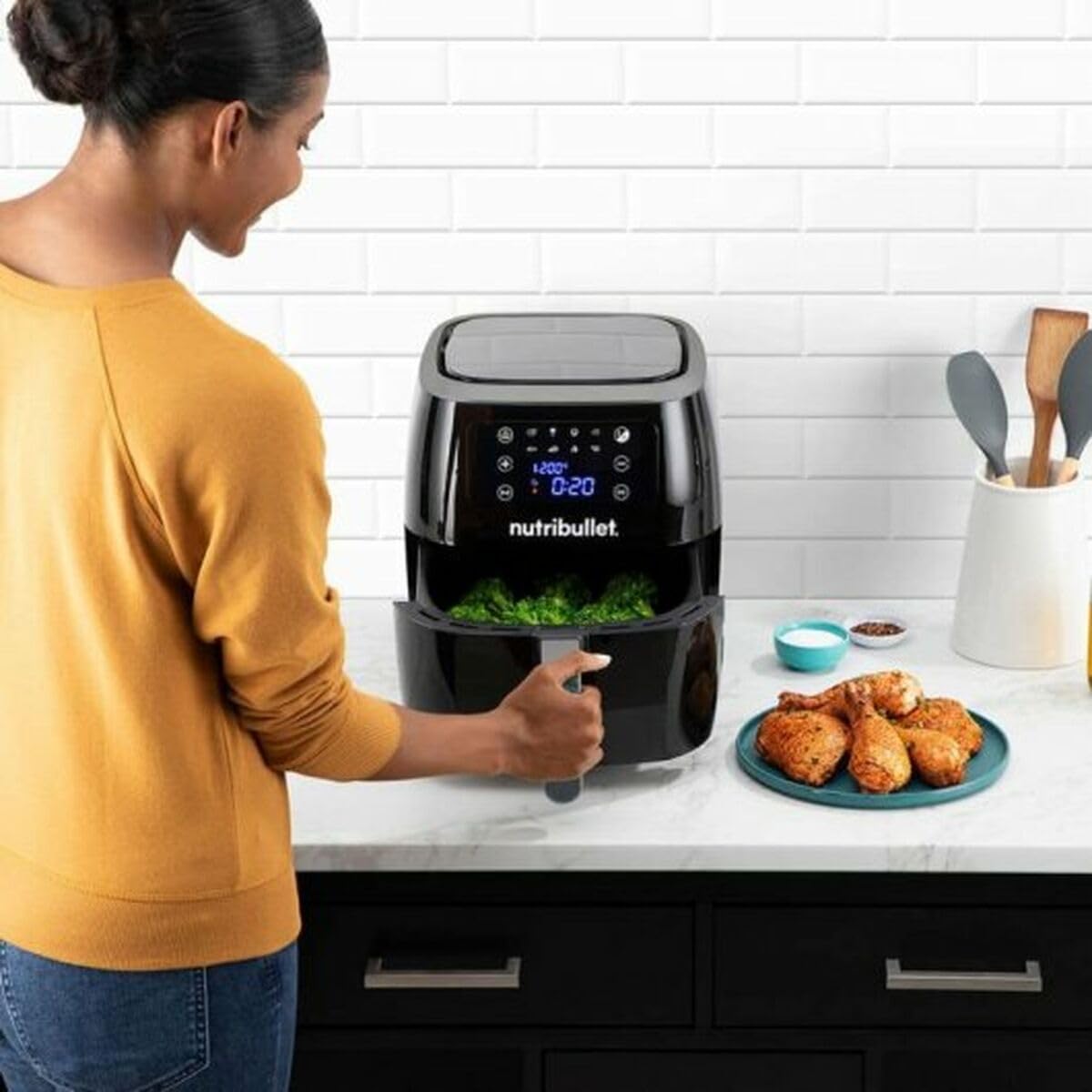 nutribullet-nba071b-xxl-digital-air-fryer-hei-luftfritteuse-7-liter-1800-watt image 4