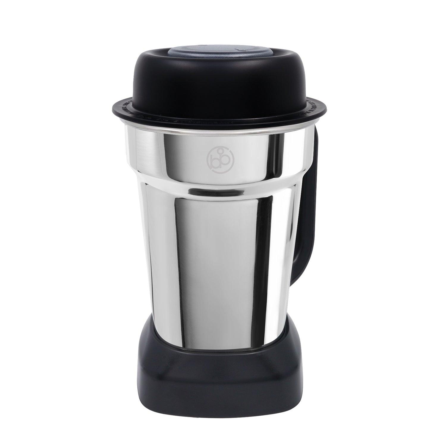 bianco-di-puro-inox-edelstahlbeh-lter-0-8-liter-f-r-trockengut-und-hei-getr-nke image 1
