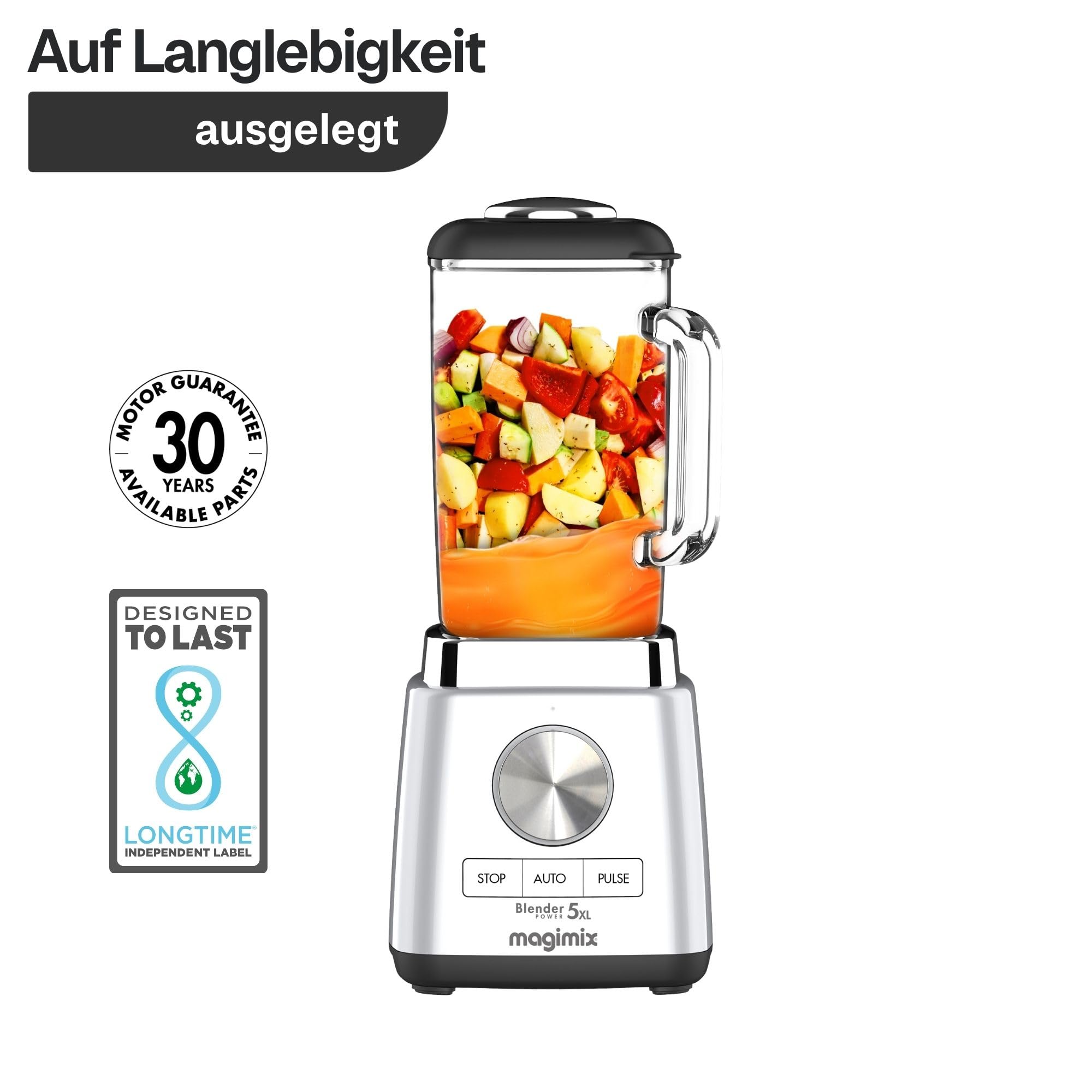 magimix-power-5-xl-standmixer-2-8-l-borosilikat-chrom-matt-1500-w image 4