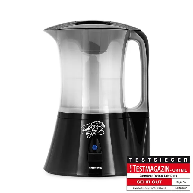 gastroback-froth-au-lait-automatischer-milchaufsch-umer-1-l-schaum-schwarz image 1