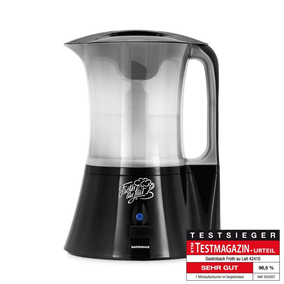 gastroback-froth-au-lait-automatischer-milchaufsch-umer-1-l-schaum-schwarz image 1