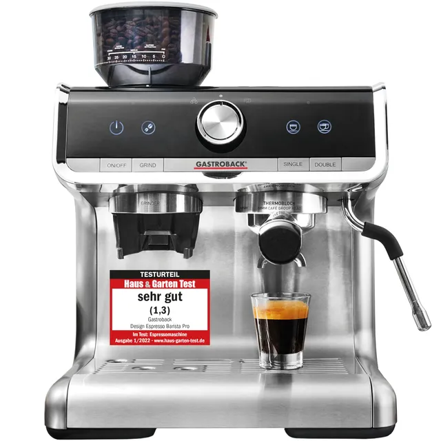 gastroback-42616-design-espresso-barista-pro-siebtr-germaschine-mit-mahlwerk image 1