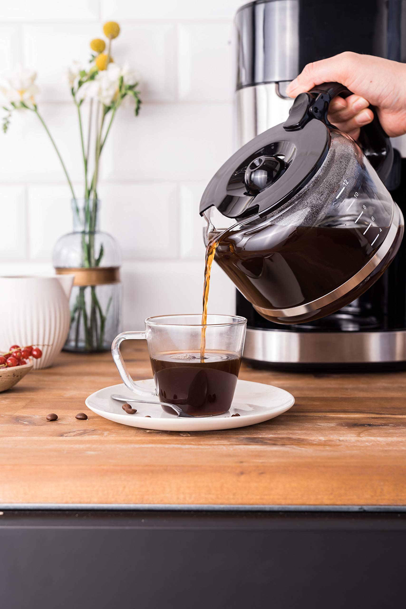 gastroback-42601-design-kaffeem-hle-basic-edelstahl-grau image 6
