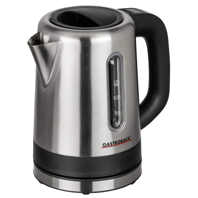 gastroback-42435-design-wasserkocher-mini-1l-2200w-schwarz image 1