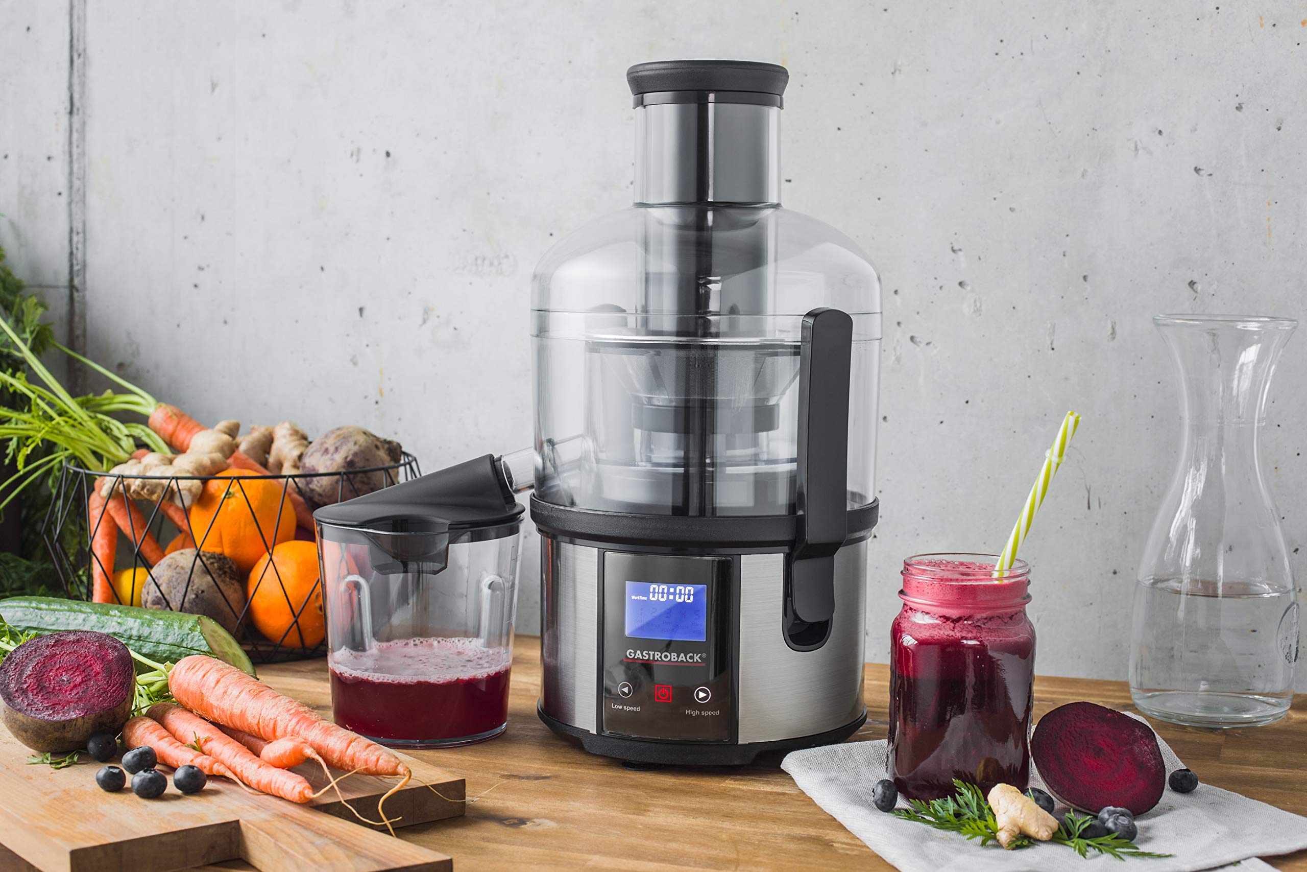 gastroback-40125-easy-juicer-fun-zentrifugal-entsafter-800-watt-85-mm-einf-llsch image 2