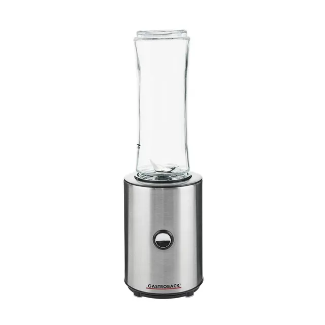 gastroback-design-smoothie-maker-mix-go-smoothie-mixer-silber-schwarz image 1
