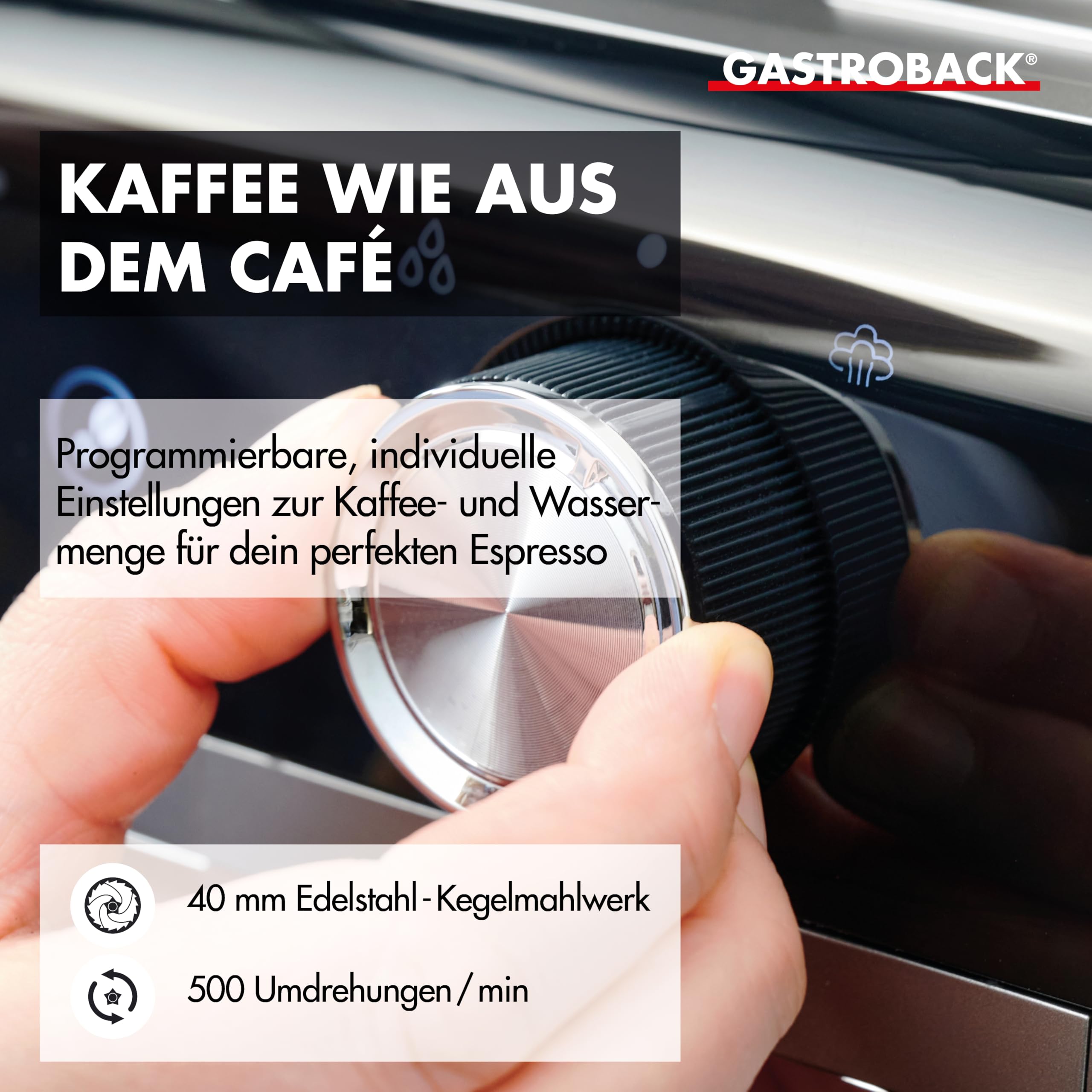 gastroback-42616-design-espresso-barista-pro-siebtr-germaschine-mit-mahlwerk image 4