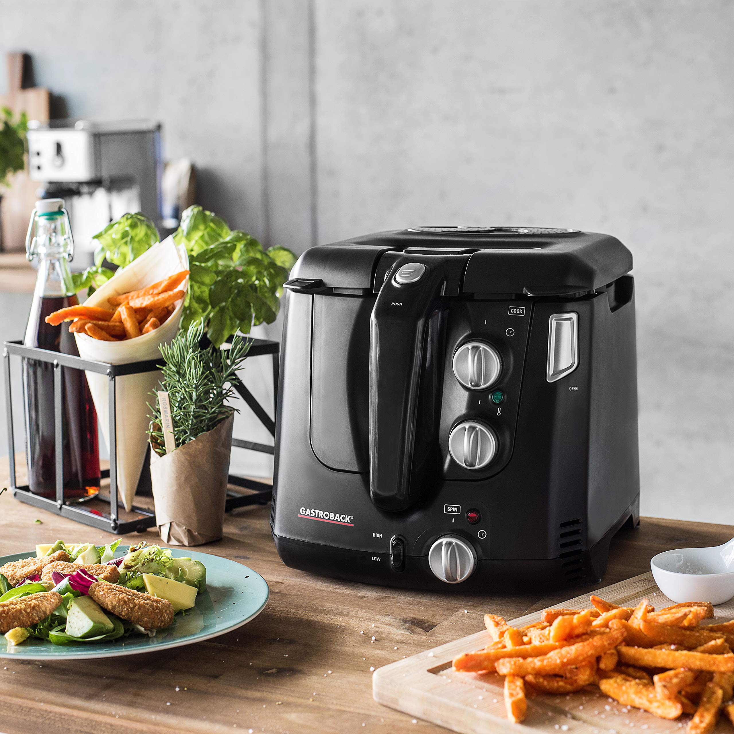 gastroback-vita-spin-fritteuse-42580-design-airfryer-2000-watt image 3