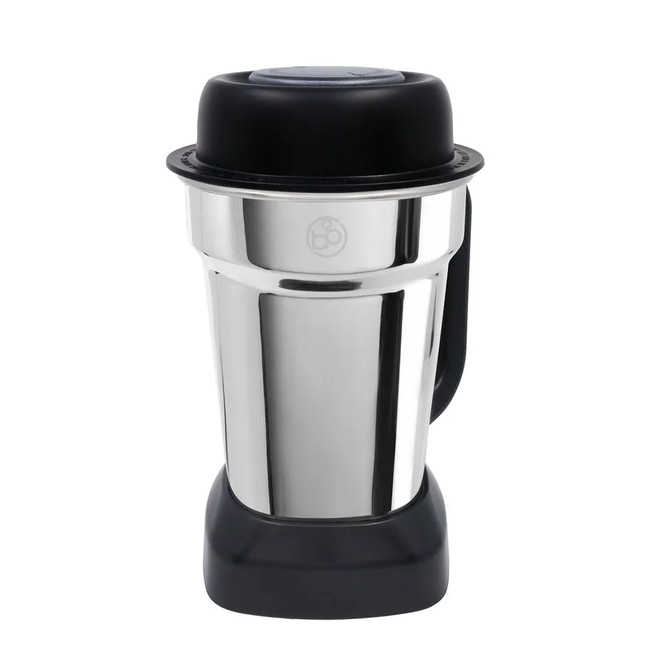 bianco-di-puro-inox-edelstahlbeh-lter-0-8-liter-f-r-trockengut-und-hei-getr-nke image 1