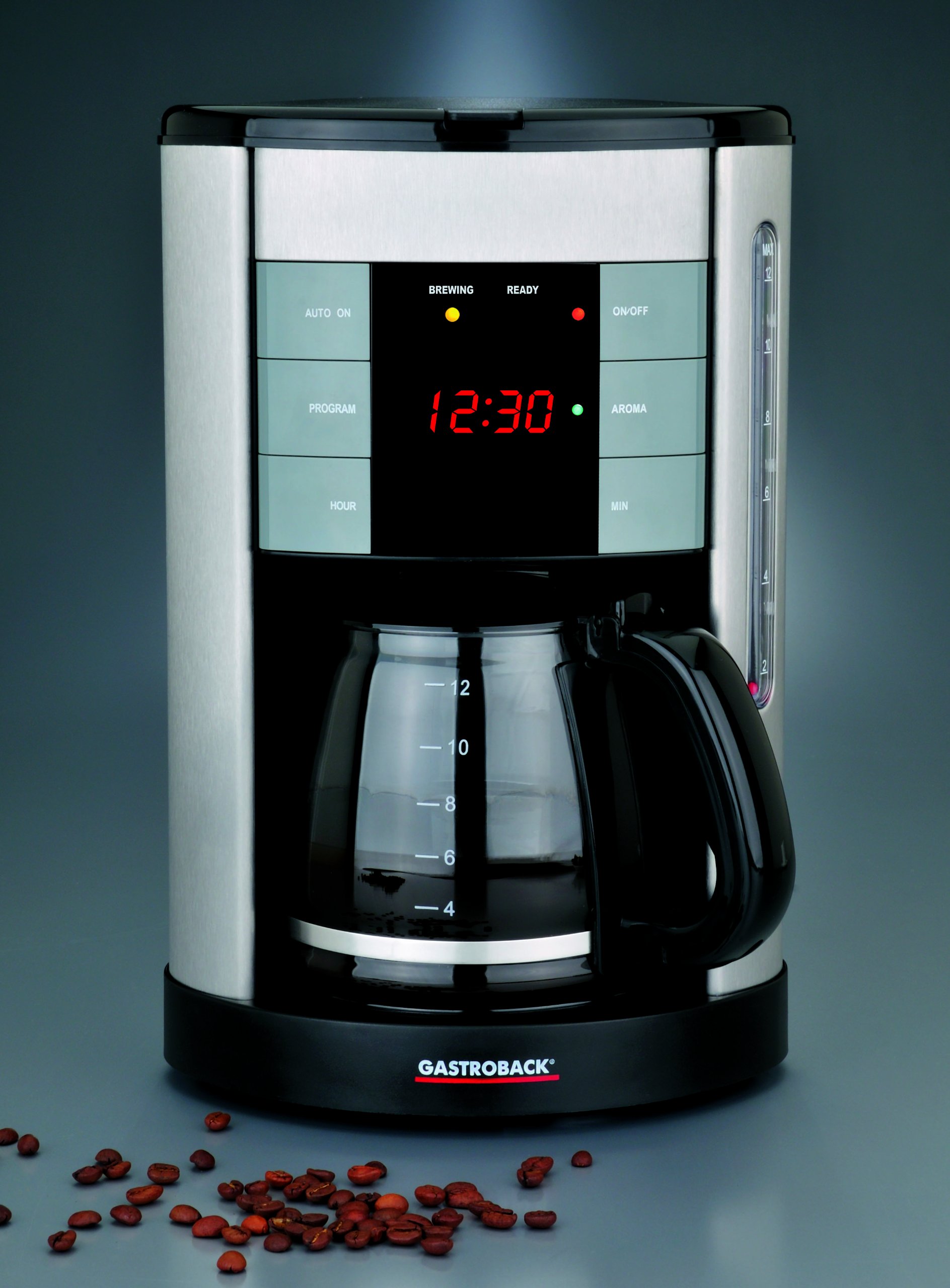 gastroback-design-coffee-aroma-plus-filterkaffeemaschine-12-tassen-silber-1-7-li image 3