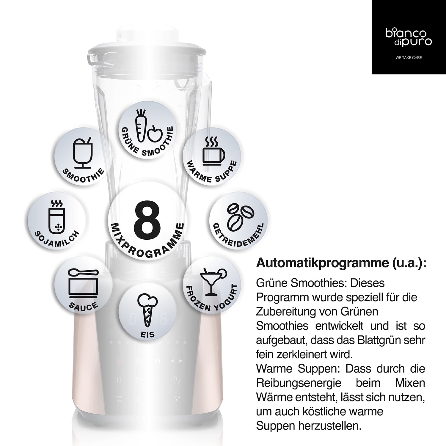 bianco-di-puro-patto-powerblender-hochleistungsmixer-standmixer-f-r-smoothies-so image 2