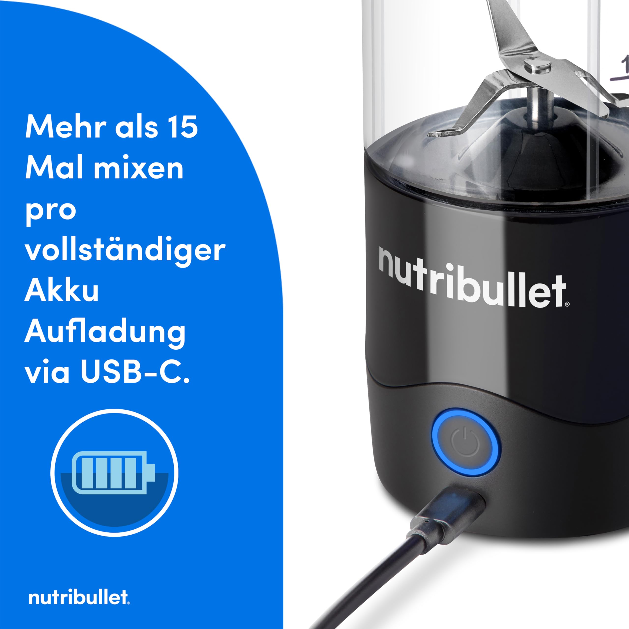 nutribullet-portable-nbp003b-mixer-to-go-475-ml-schwarz-kabellos image 3