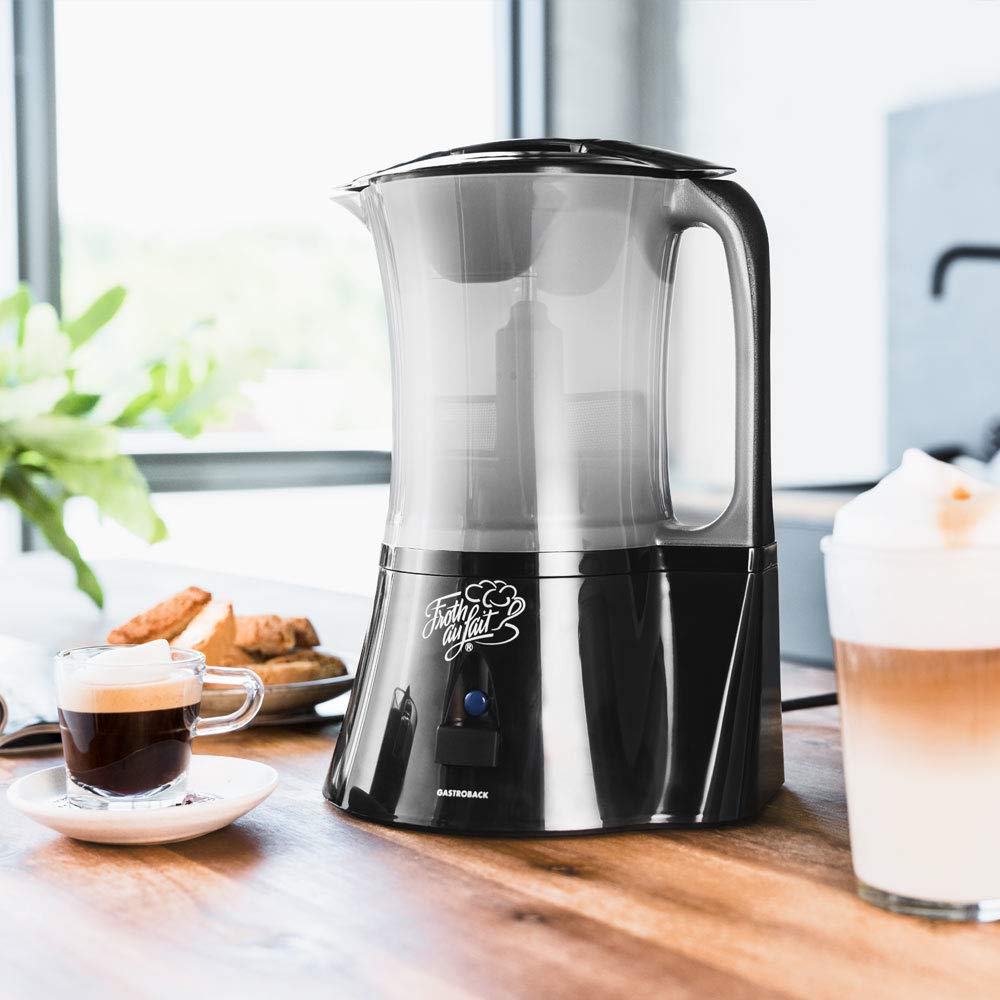 gastroback-froth-au-lait-automatischer-milchaufsch-umer-1-l-schaum-schwarz image 2