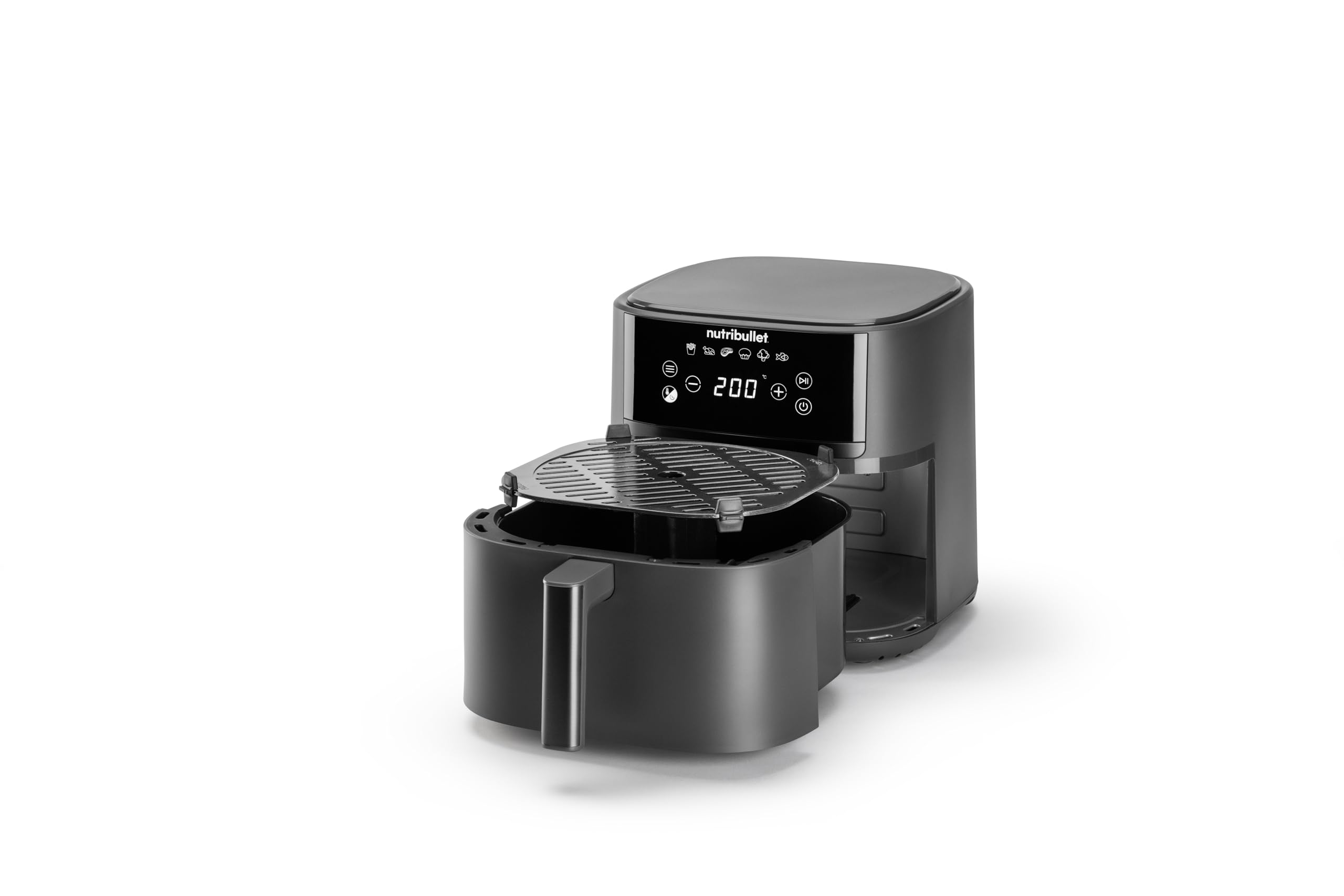 nutribullet-crisplite-nba0611dg-hei-luftfritteuse-6l-1700w-mattschwarz image 3