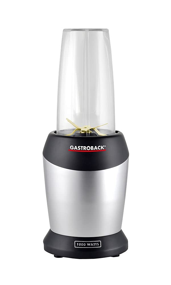 gastroback-41029-design-micro-blender-standmixer-silber-inkl-2-mixbecher image 1