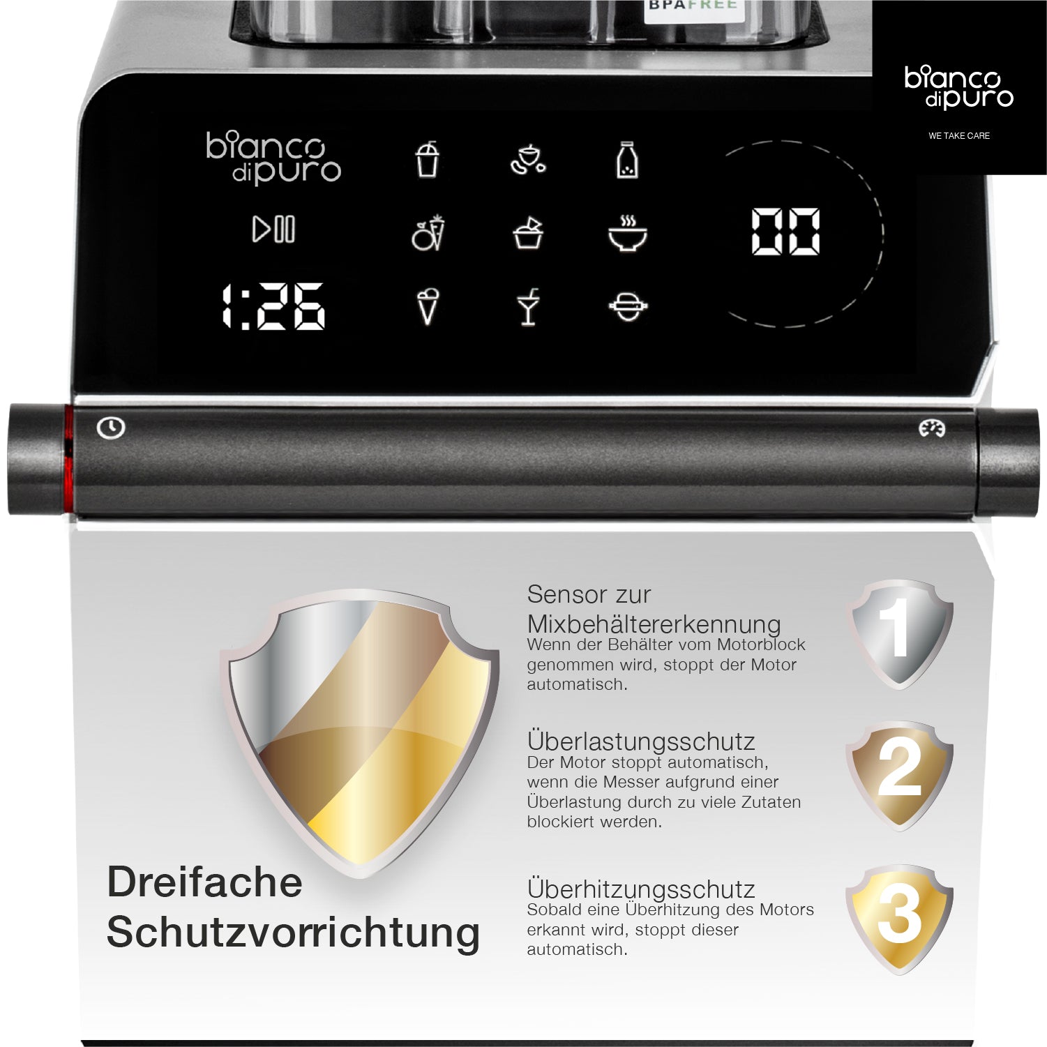 bianco-di-puro-tune-pro-hochleistungsmixer-1-000-watt-cube image 6