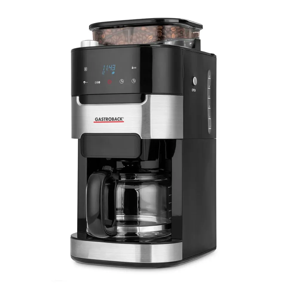 gastroback-42711-grind-brew-pro-filterkaffeemaschine-mit-mahlwerk-1-5-l-12-tasse image 1