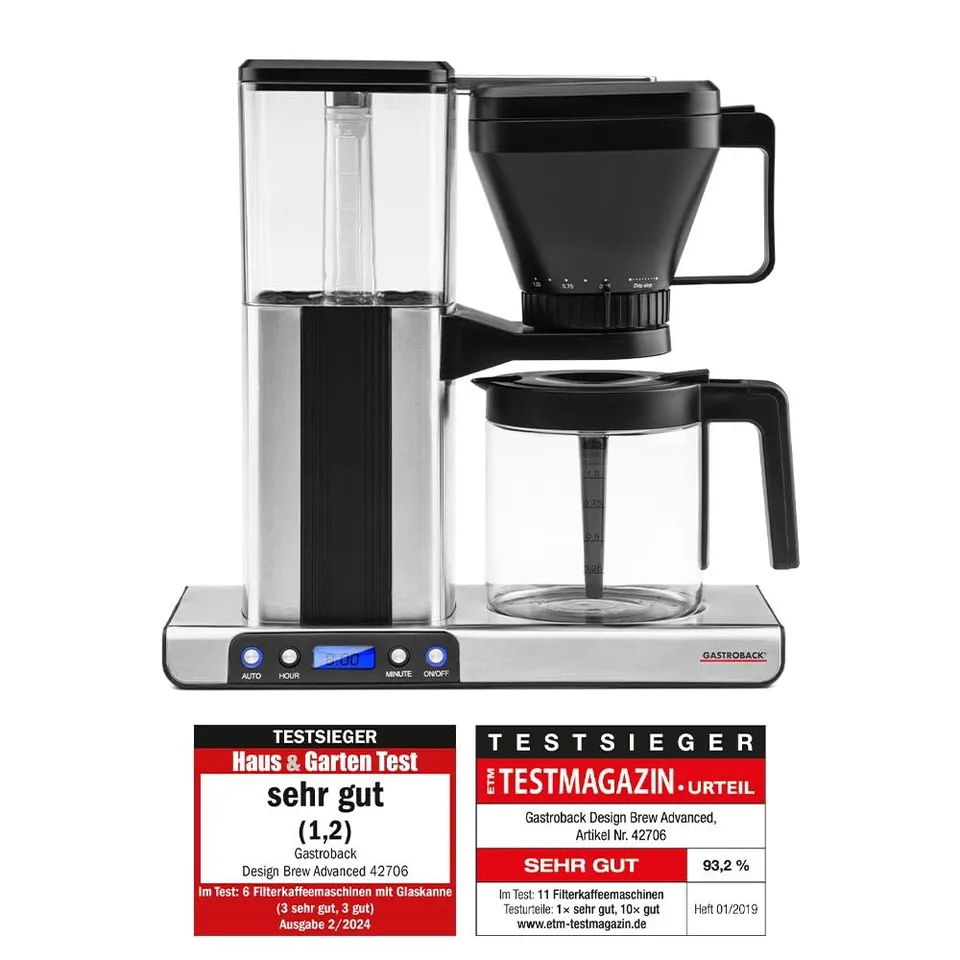 gastroback-design-brew-advanced-filterkaffeemaschine-mit-mahlwerk-1-25-liter-ede image 1