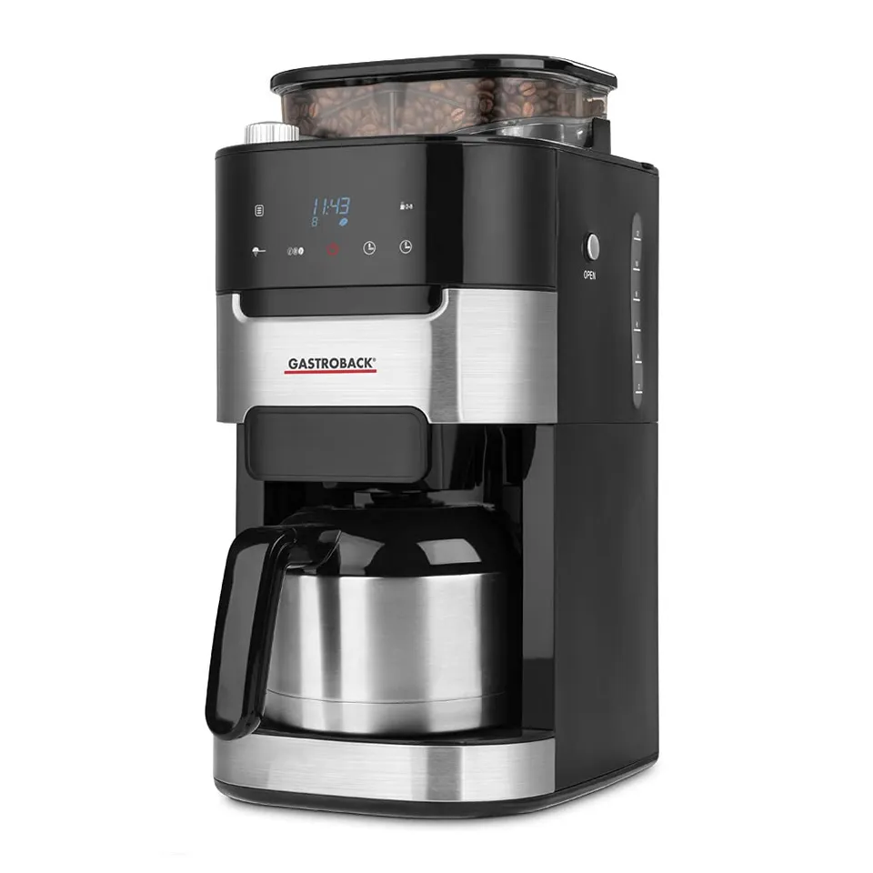 gastroback-grind-brew-pro-thermo-filterkaffeemaschine-mit-mahlwerk-1-0-liter image 1