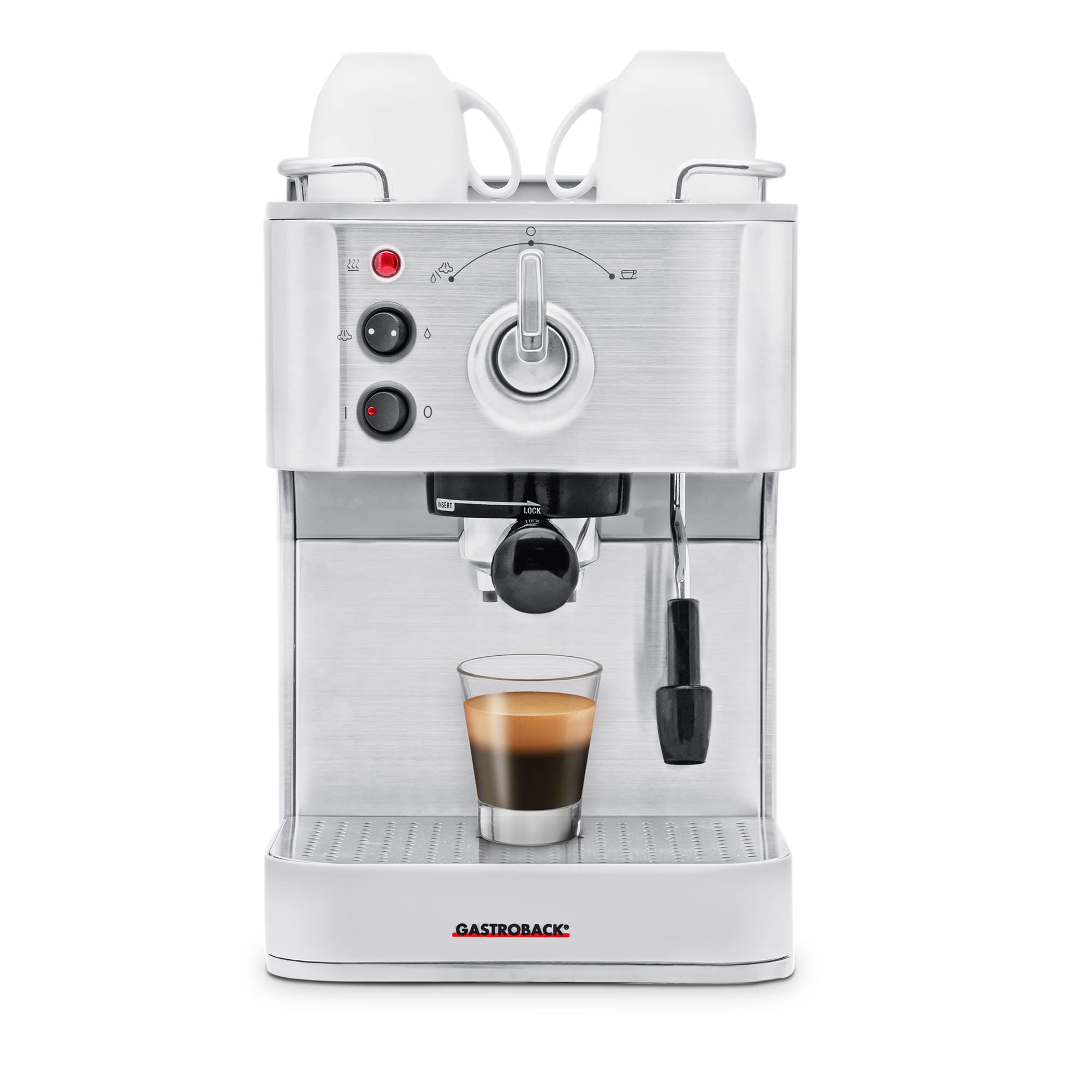 gastroback-42606-design-espresso-plus-espressomaschine-silber image 1