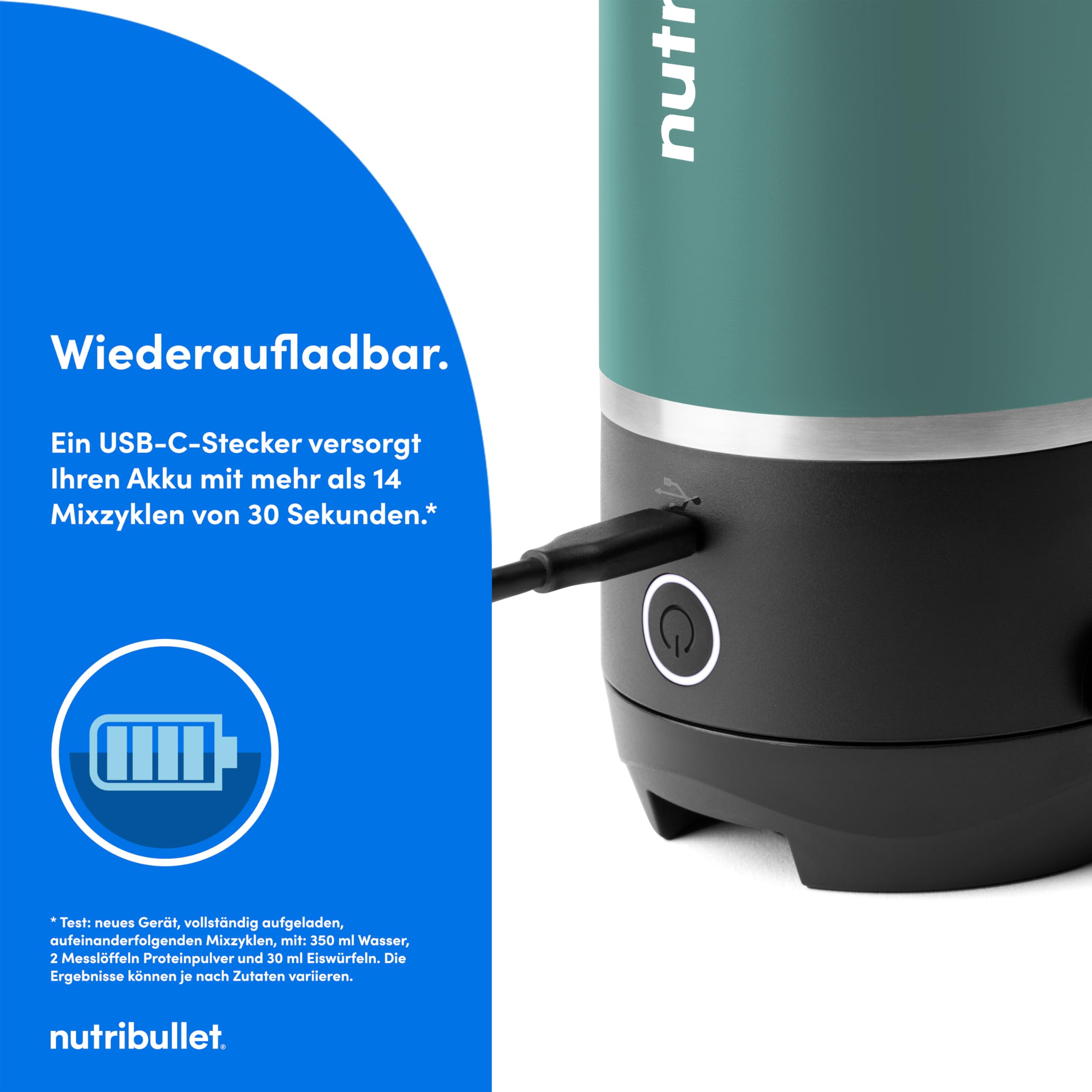 nutribullet-flip-nbp016euc-tragbarer-mixer-to-go-590-ml-edelstahl-usb-c-eucalypt image 7