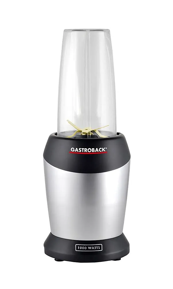 gastroback-41029-design-micro-blender-standmixer-silber-inkl-2-mixbecher image 1