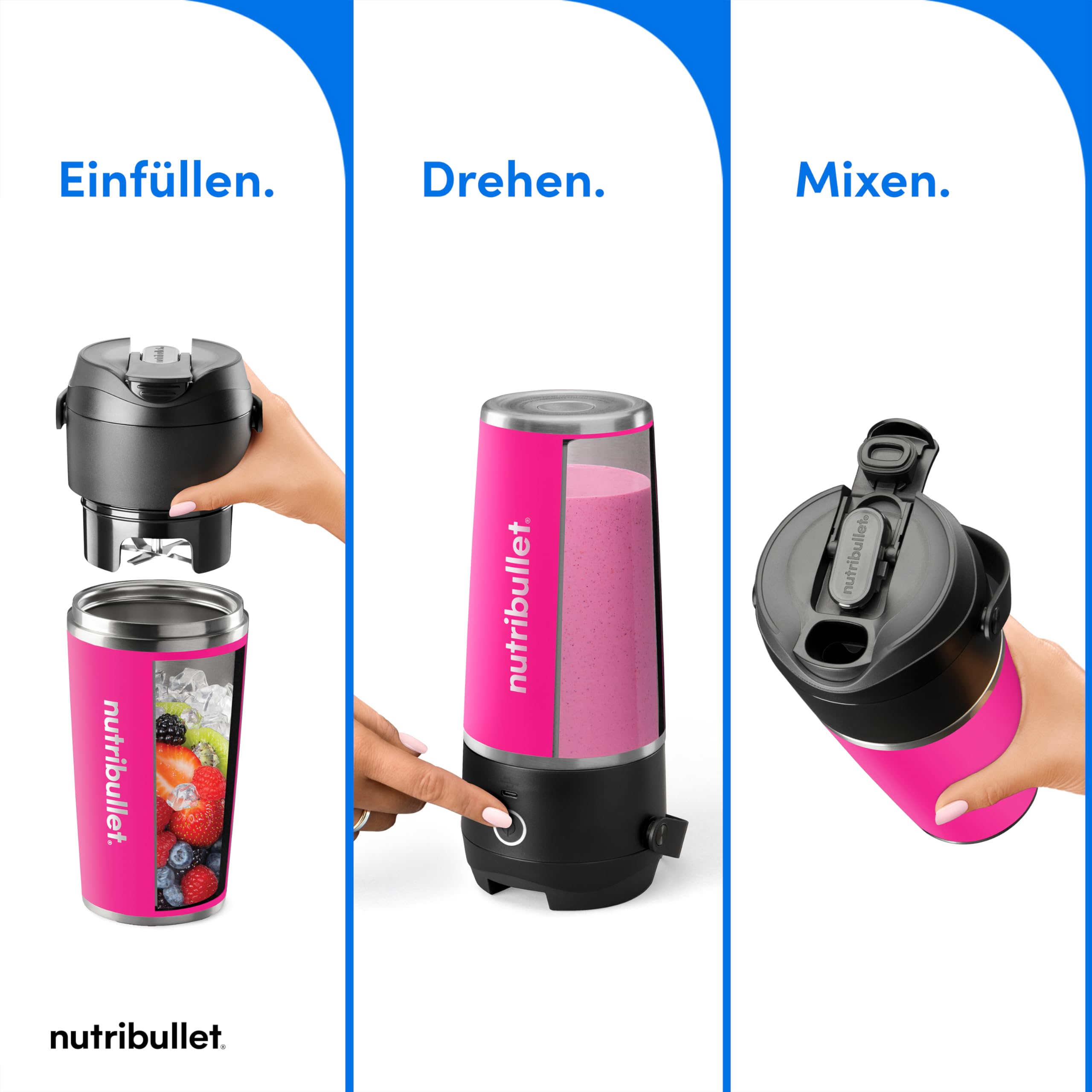nutribullet-flip-nbp016ma-smoothie-mixer-to-go-590-ml-pink-kabellos image 3