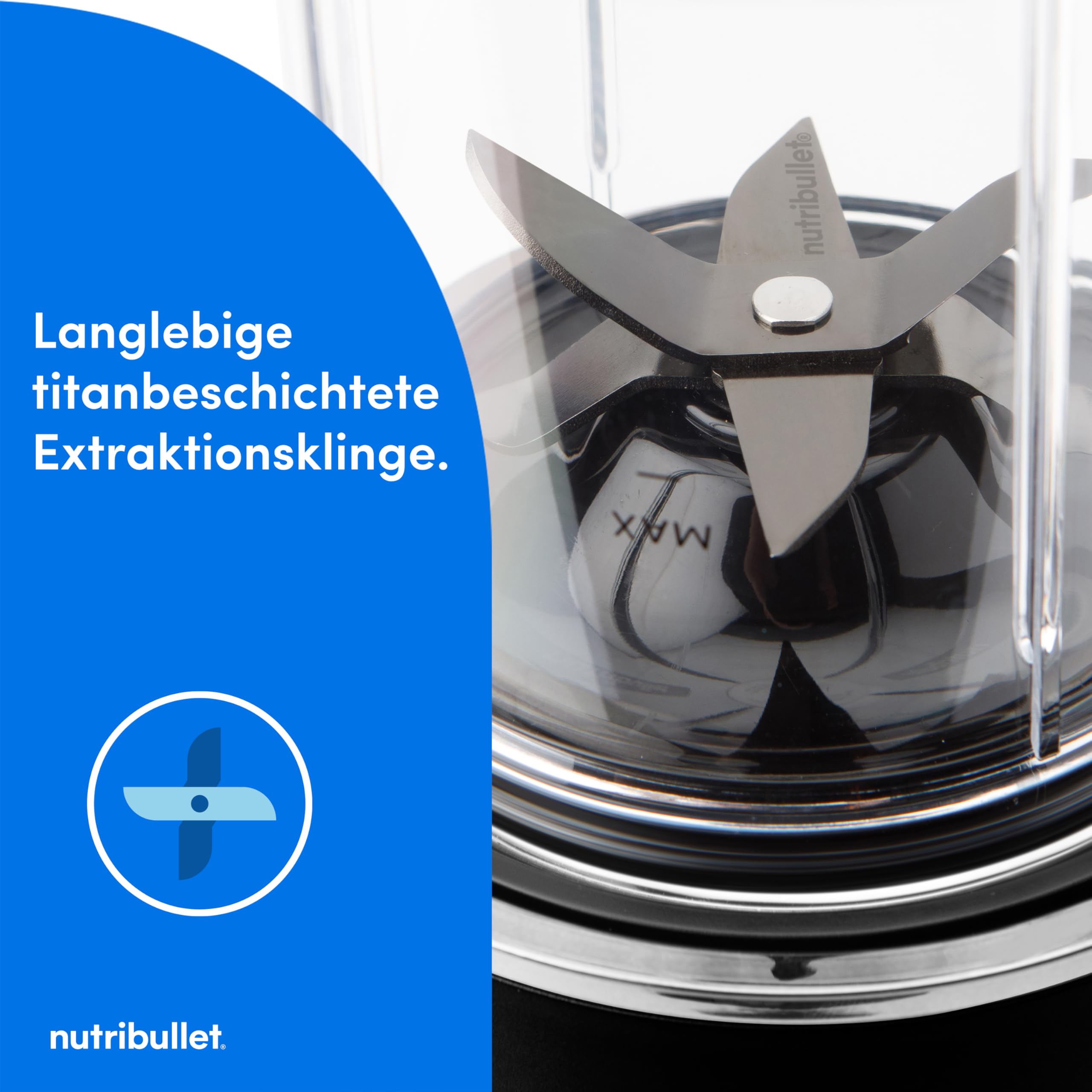 nutribullet-ultra-nb1206mb-smoothie-mixer-1200w-mit-900-ml-und-700-ml-tritan-bec image 3