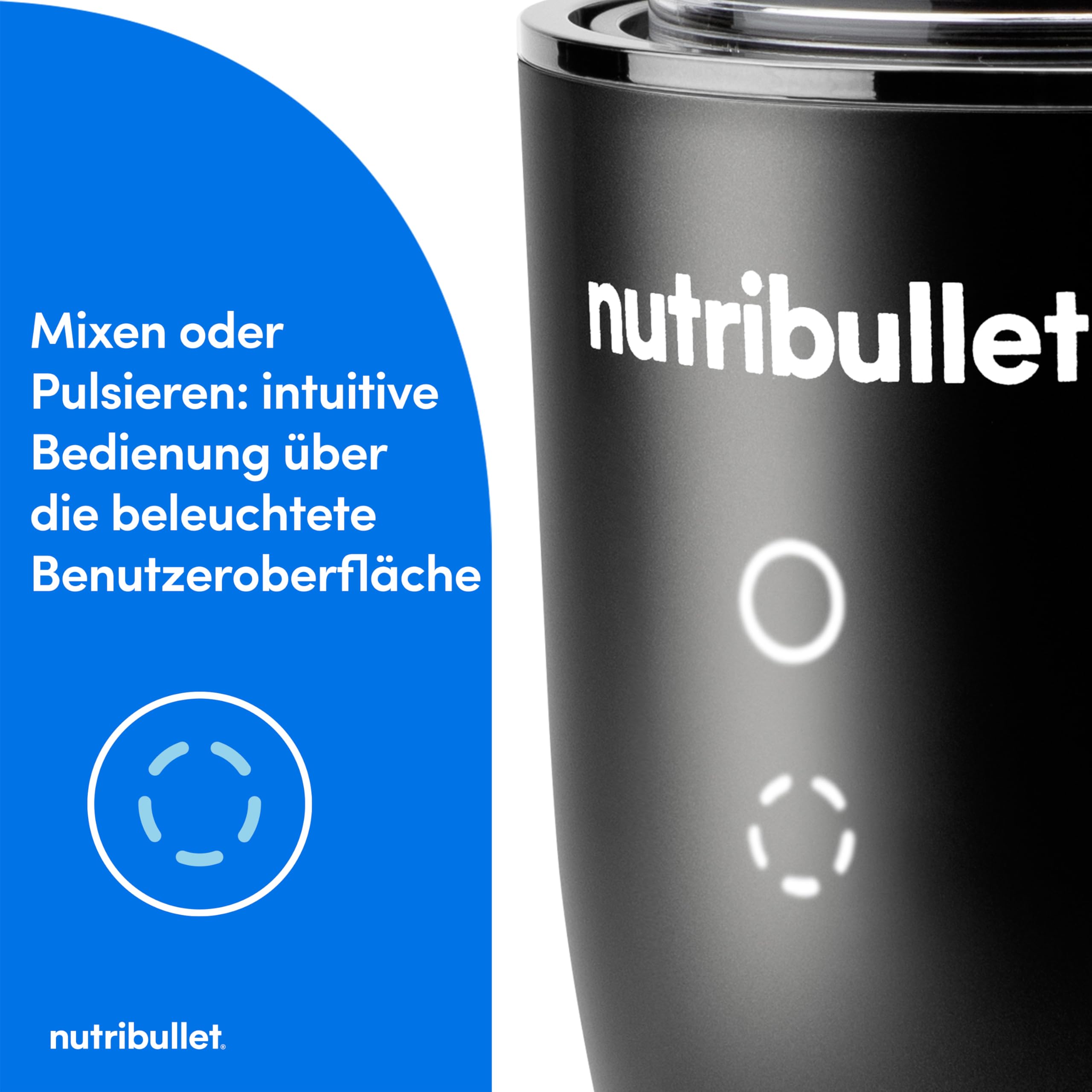 nutribullet-ultra-nb1206mb-smoothie-mixer-1200w-mit-900-ml-und-700-ml-tritan-bec image 6